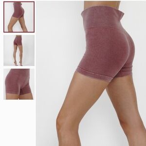 Faded Shorts With Wide Elastic waistband